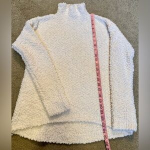 Stitches & Stripes off white mock neck sweater